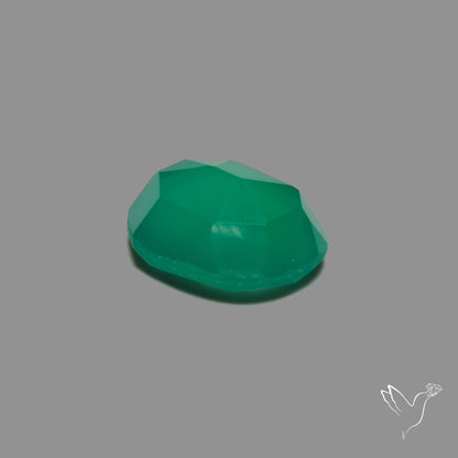 Rose Cut Chrome Chalcedony