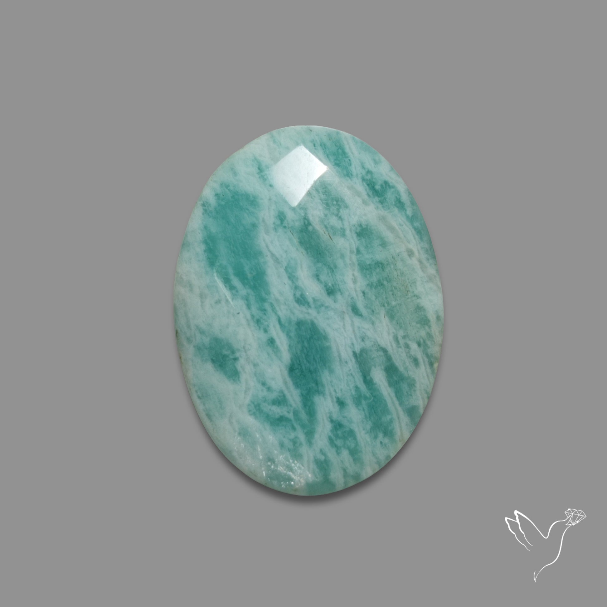 Rose Cut Peruvian Amazonite