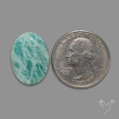 Rose Cut Peruvian Amazonite