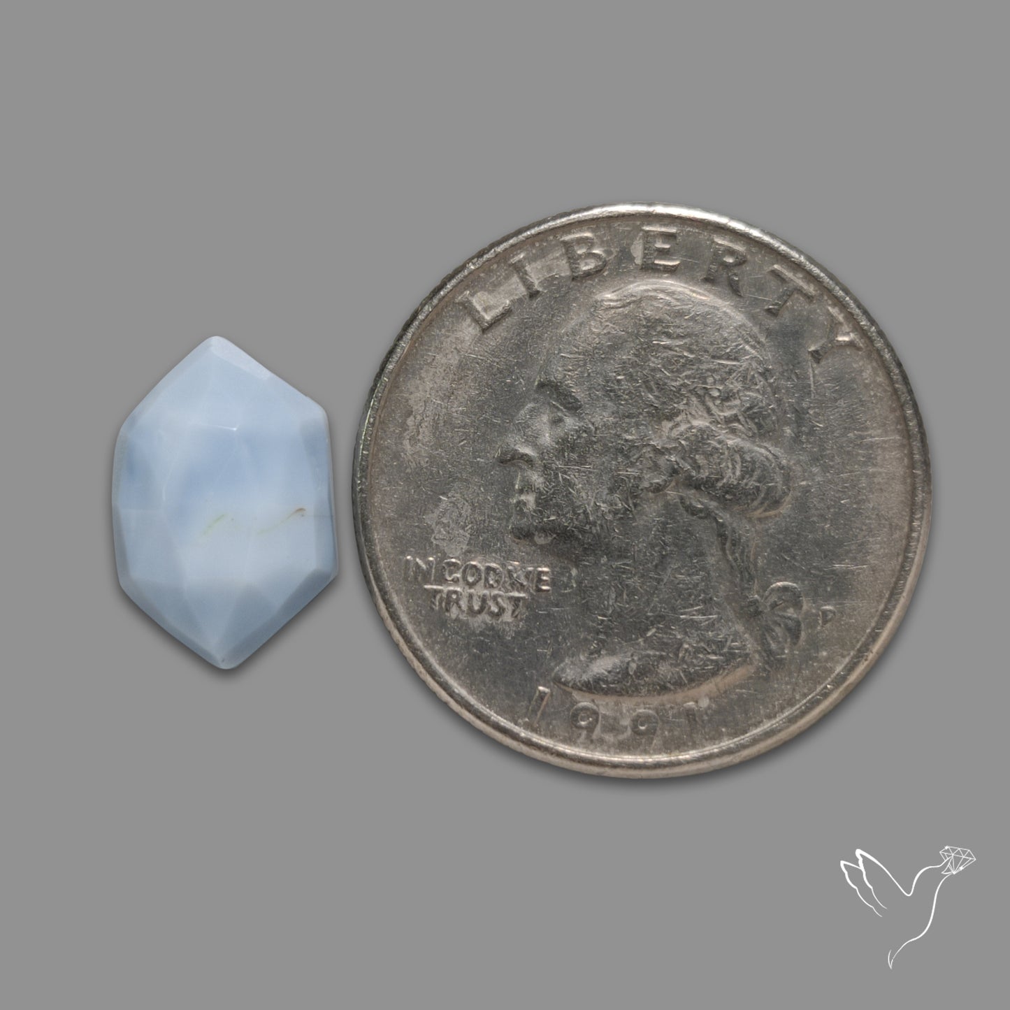 Rose Cut Owyhee Blue Opal
