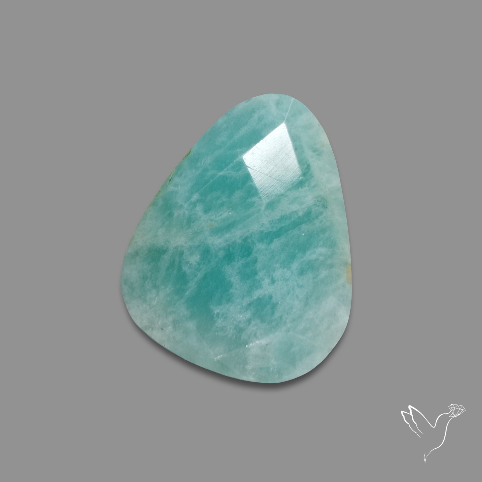 Rose Cut Peruvian Amazonite