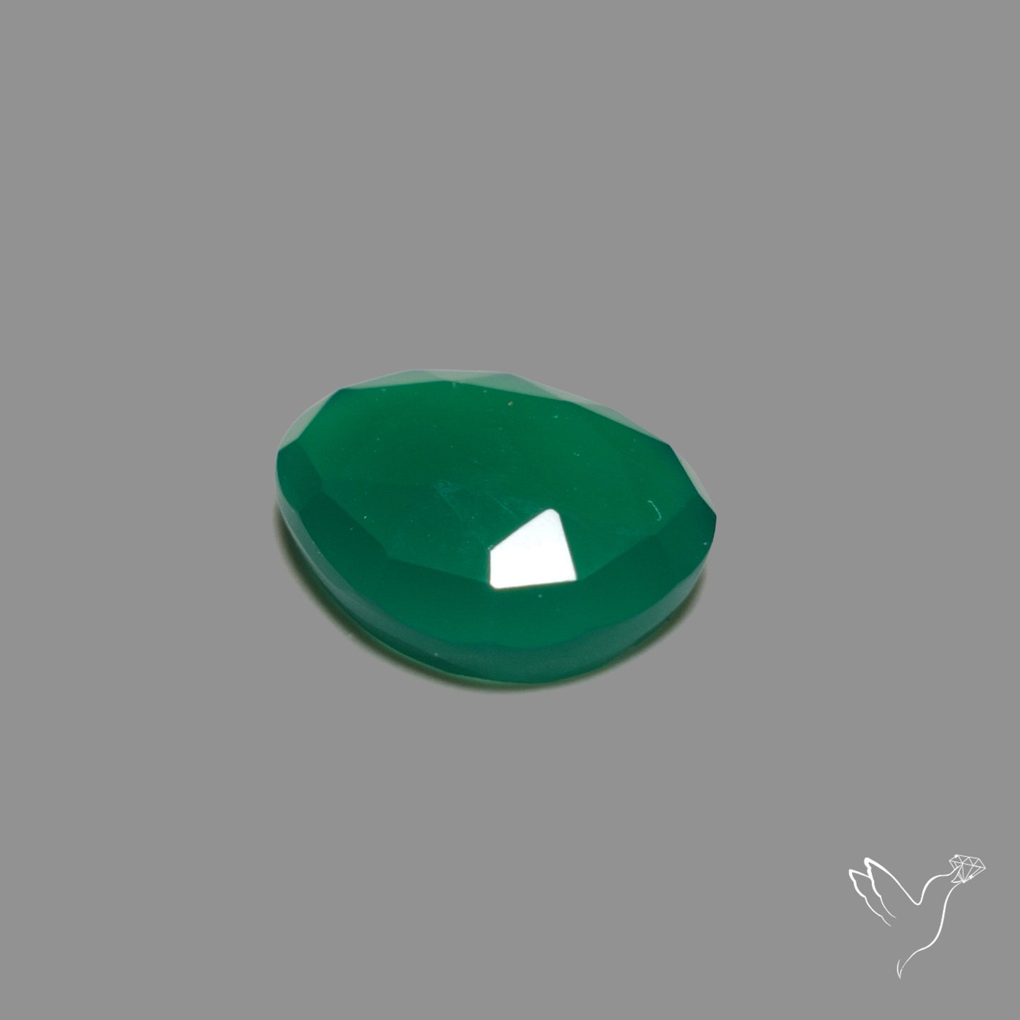 Rose Cut Chrome Chalcedony