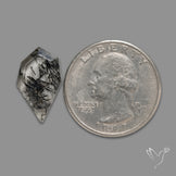 Step Cut Sri Lankan Black Rutilated Quartz