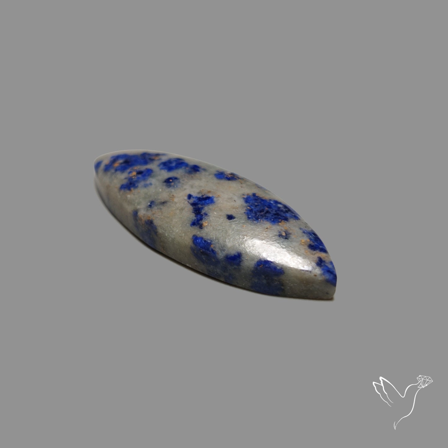 Lapis Lazuli with Quartzite Cabochon