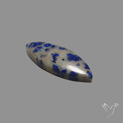 Lapis Lazuli with Quartzite Cabochon