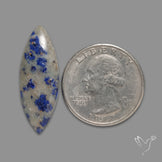Lapis Lazuli with Quartzite Cabochon
