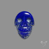 Lapis Lazuli Skelton Face