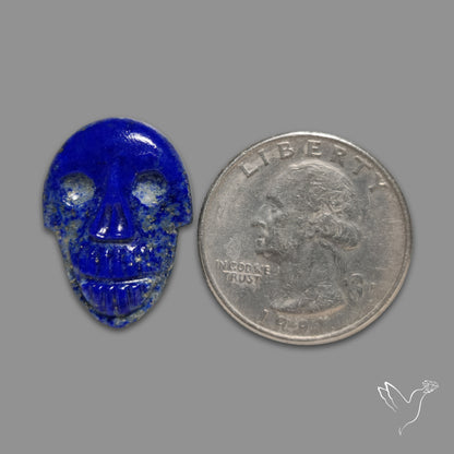 Lapis Lazuli Skelton Face