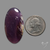 Purple Java Chalcedony Cabochon
