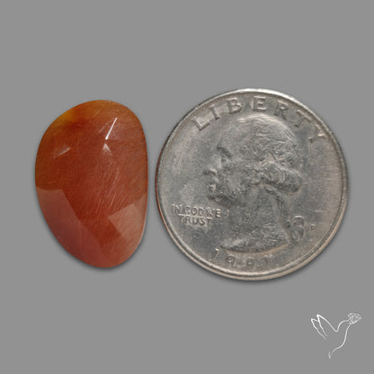 Rose Cut Rabbit Hair Rutilated Quartz