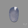 Rose Cut Blue Chalcedony