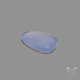 Rose Cut Blue Chalcedony
