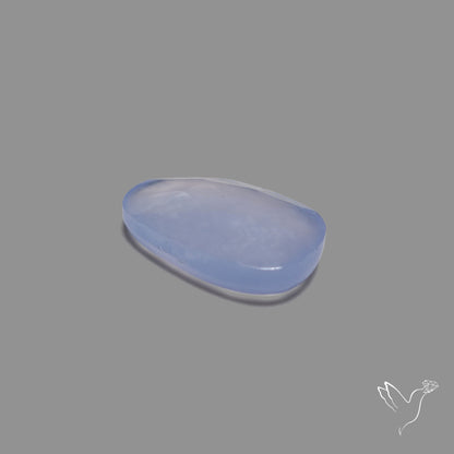 Rose Cut Blue Chalcedony