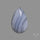 Rose Cut Blue Lace Agate