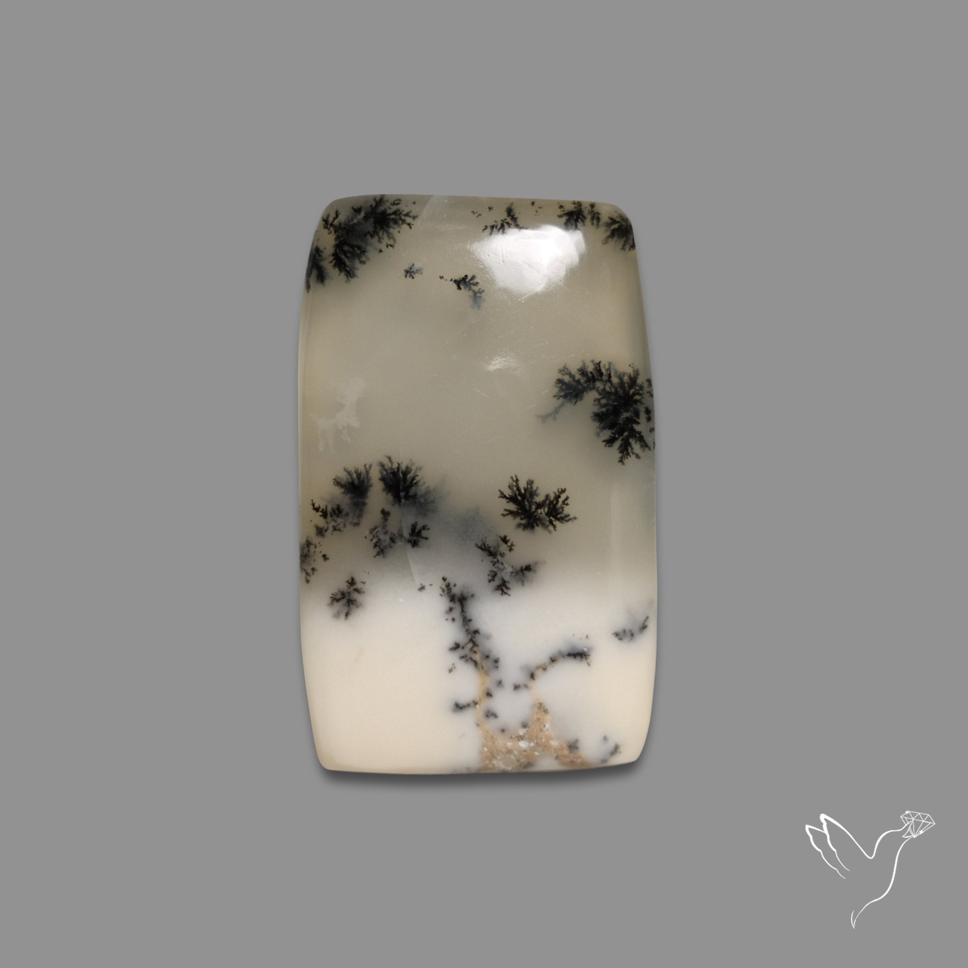 Dendritic Opal Cabochon