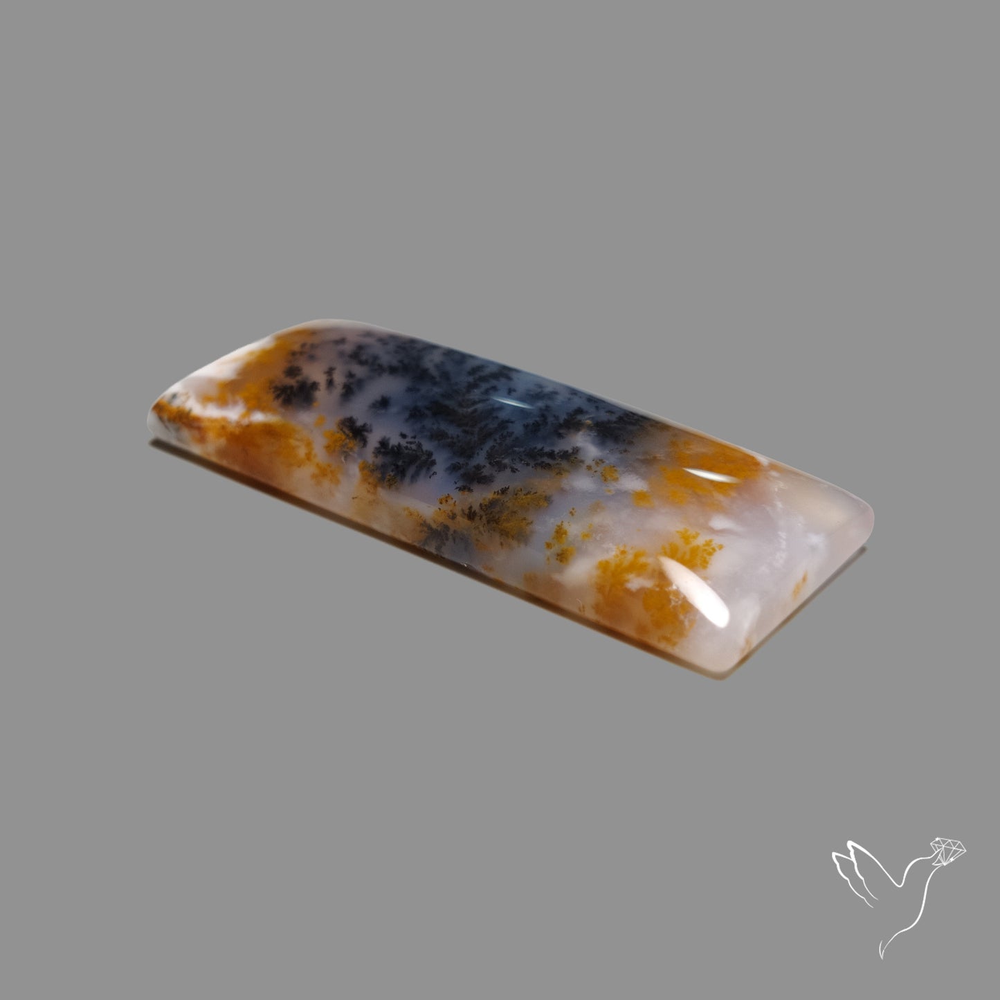Russian Dendritic Agate Cabochon