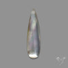 Rose Cut Mother Of Pearl Doublet wtih Quartz