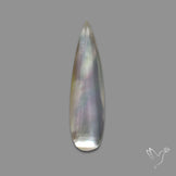 Rose Cut Mother Of Pearl Doublet wtih Quartz