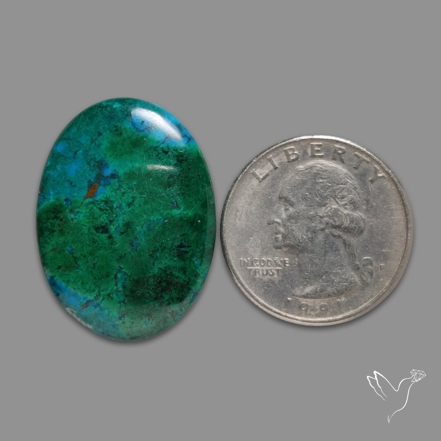 Chrysocolla Malachite Cabochon