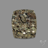 Cubic Pyrite In Basalt Druzy