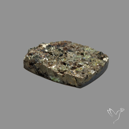 Cubic Pyrite In Basalt Druzy