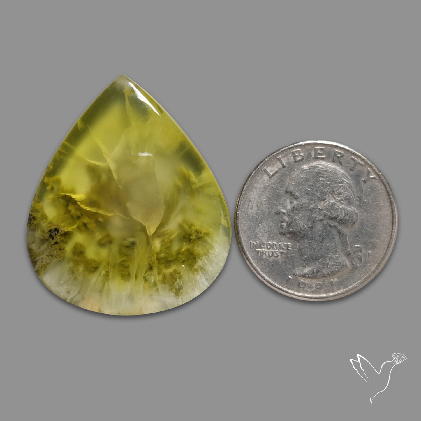 Australian Prehnite Cabochon