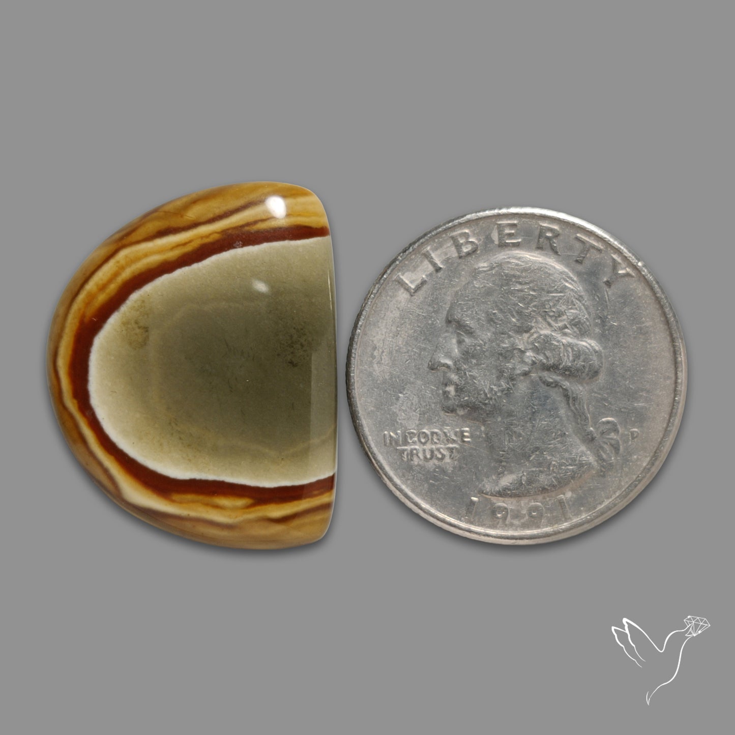 Polychrome Picture Jasper Cabochon