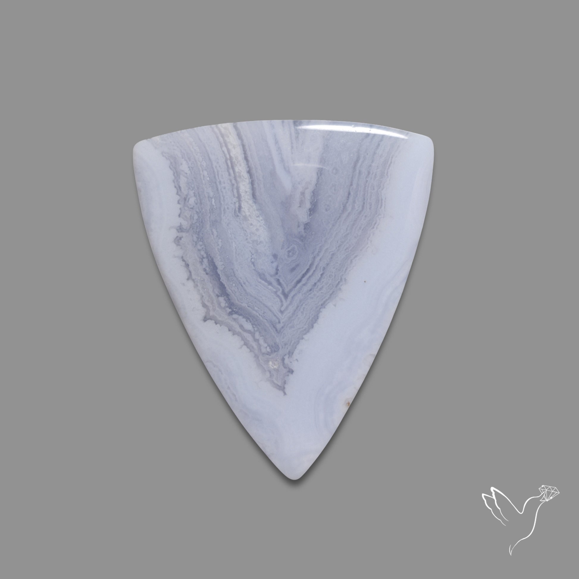 Blue Lace Agate Cabochon
