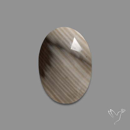 Rose Cut Flint Stone