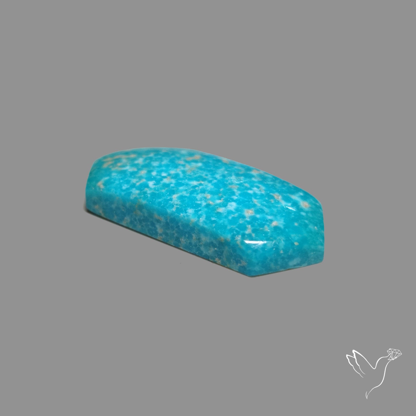 White Water Turquoise Cabochon