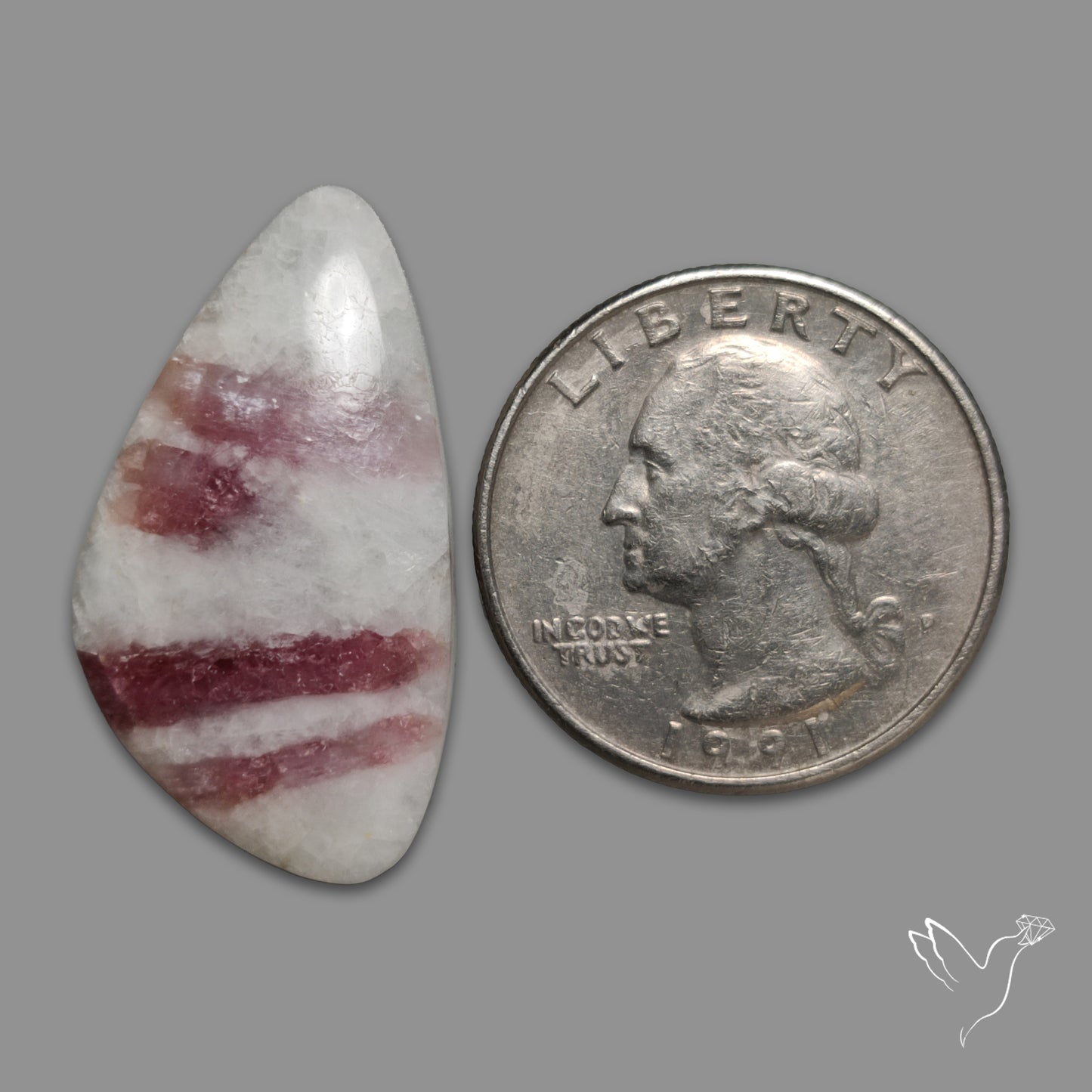 Pink Tourmaline In Quartz
