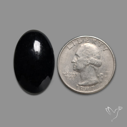 Black Tourmaline Cabochon