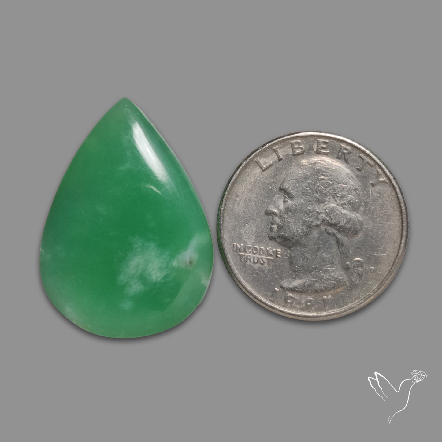 Gemmy Chrysoprase Cabochon