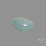 Rose Cut Aqua Chalcedony