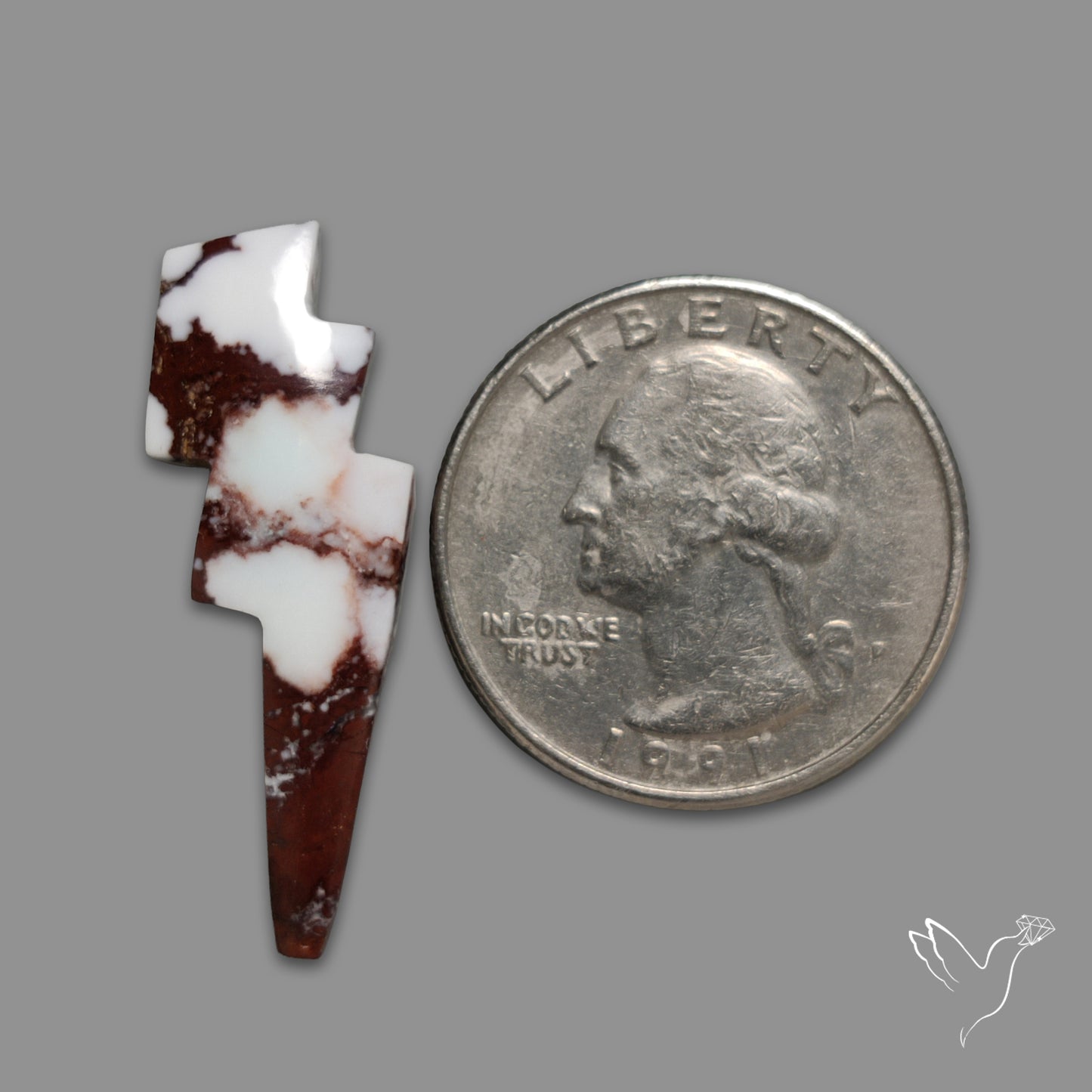 Wild Horse Jasper Lightning Bolt