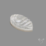 Himalayan Quartz With Mother Of Pearl Doublet Evil Eye