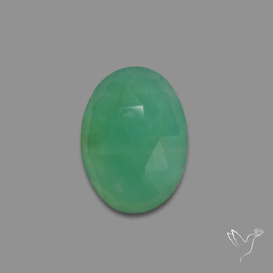Rose Cut Gemmy Chrysoprase