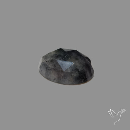 Rose Cut Dot Rutilated Quartz