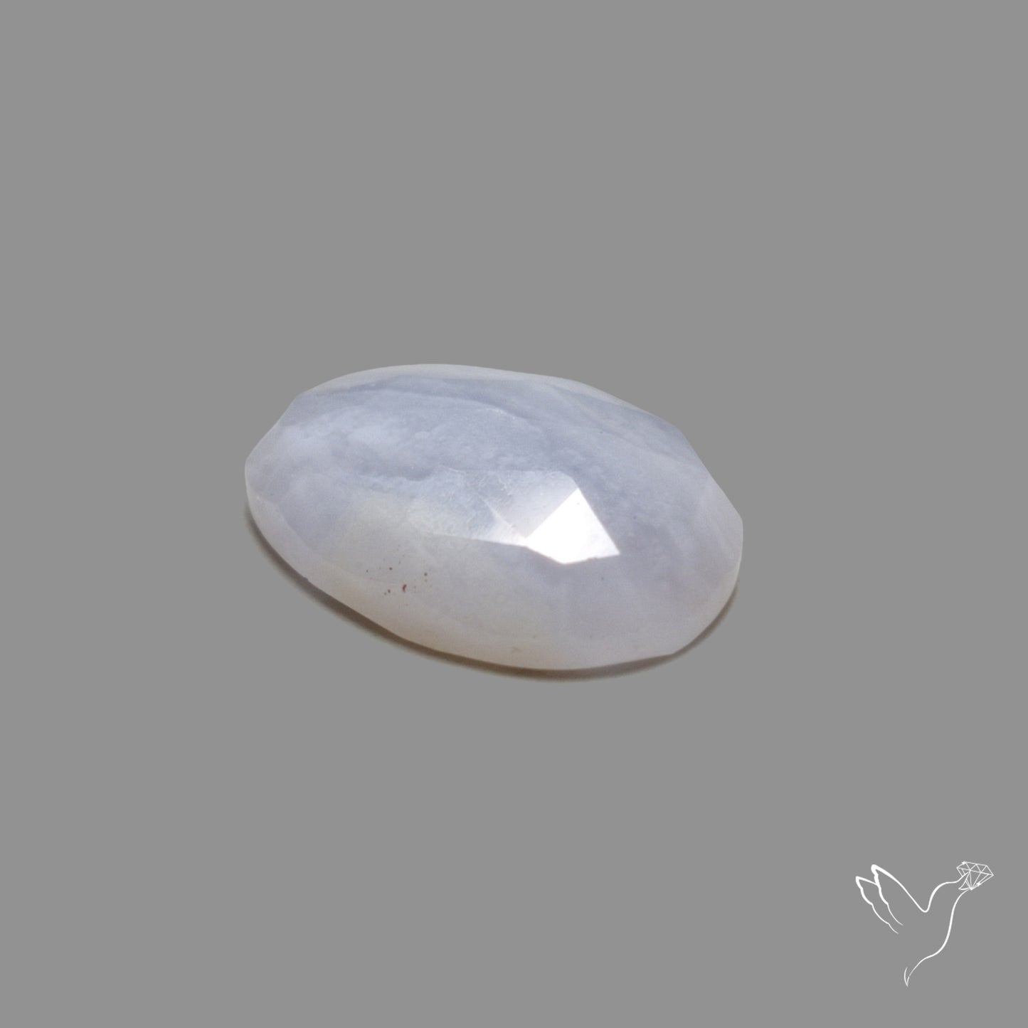 Rose Cut Blue Lace Agate