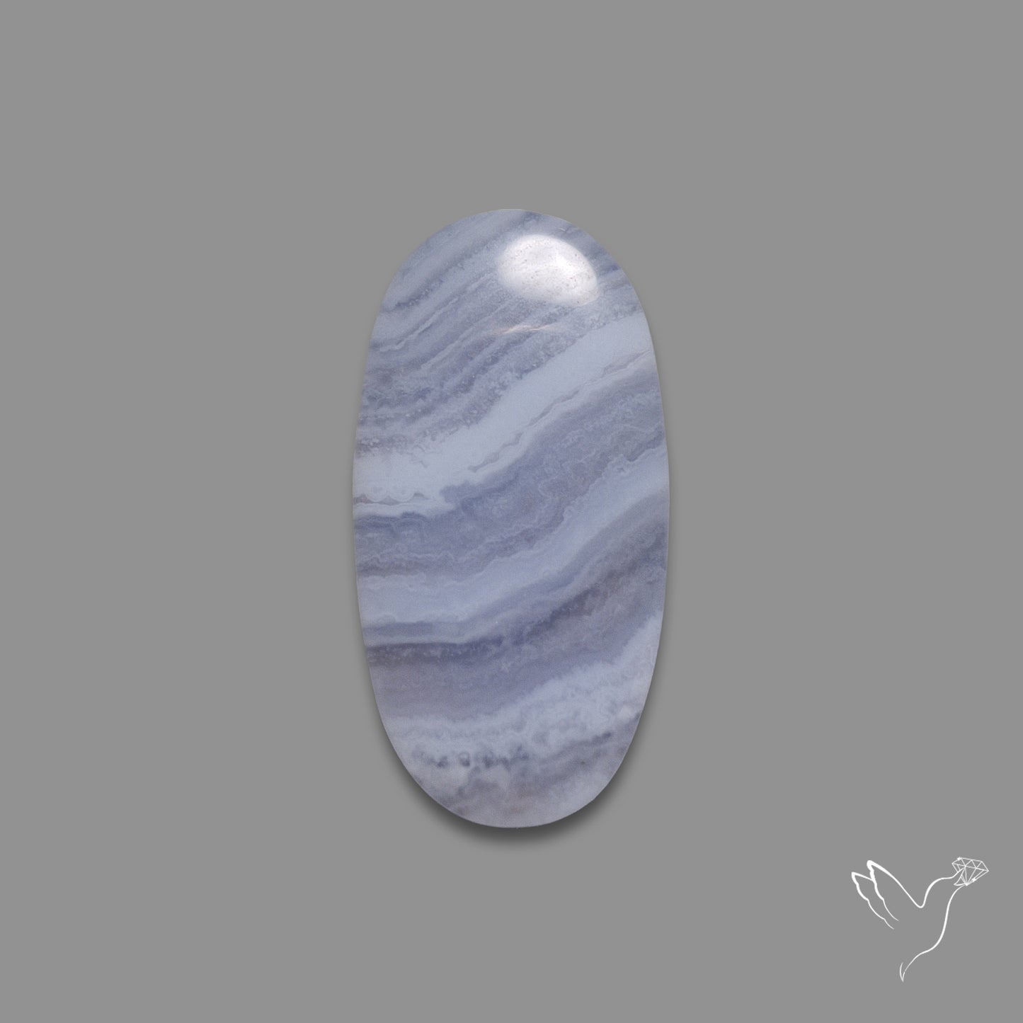 Blue Lace Agate Cabochon
