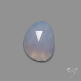 Rose Cut Blue Chalcedony