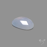 Rose Cut Blue Chalcedony