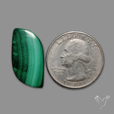 Bisbee Malachite with Chattoyancy Cabochon