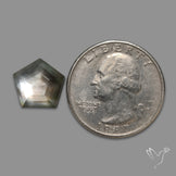 Step Cut Himalayan Quartz With Black Mother Of Pearl Doublet