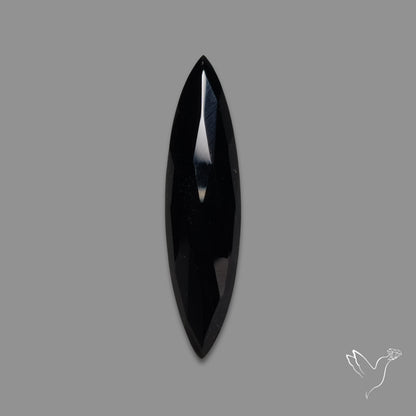 Rose Cut Black Spinel