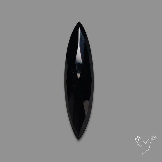 Rose Cut Black Spinel