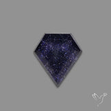 Step Cut Himalayan Quartz With Blue Goldstone Doublet