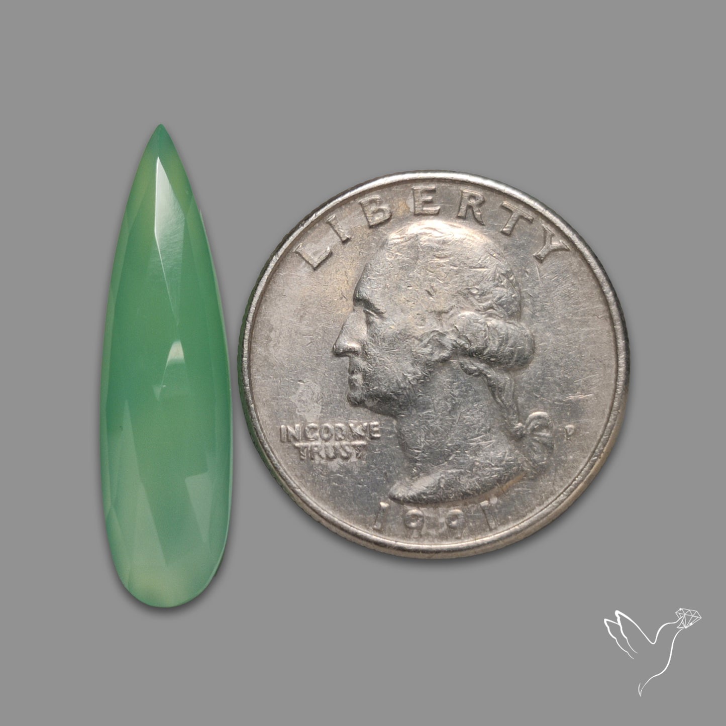 Rose Cut Gemmy Chrysoprase