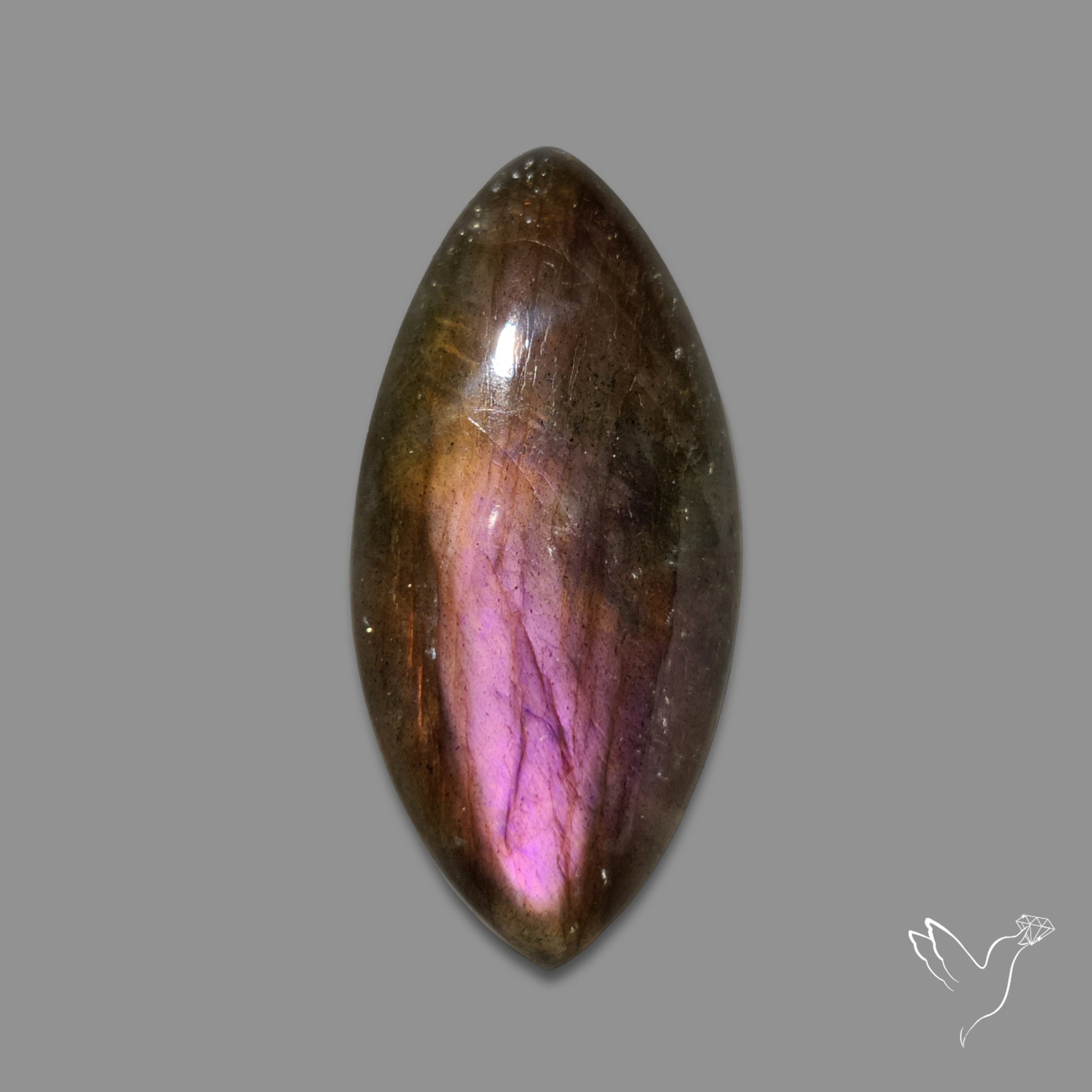 Purple Labradorite Cabochon