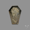 Raw Face Pyrite Coffin Carving